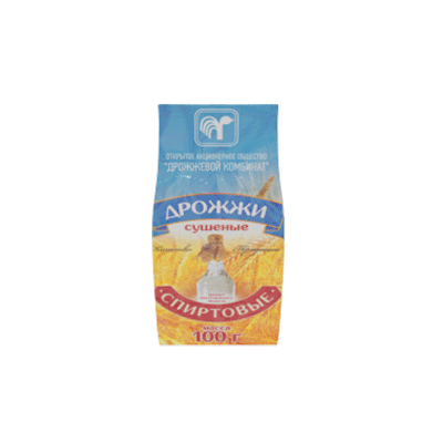Dried yeast “Spirtovye”, pack of 100 grams